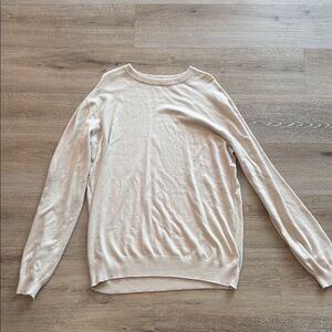 Vuori Beige Crewneck Sweater